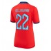 England Jude Bellingham #22 Borte Drakt Dame VM 2022 Kortermet